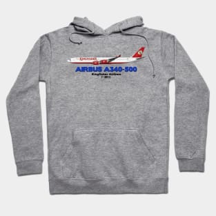 Airbus A340-500 - Kingfisher Airlines Hoodie
